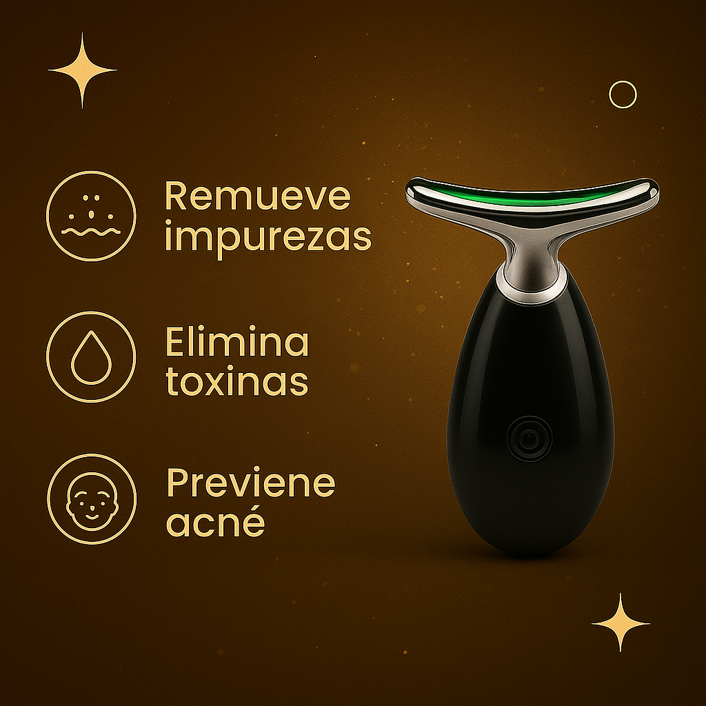 Masajeador Facial Alta Calidad™ Firmeza para tu piel 3 en 1 + Envío gratis