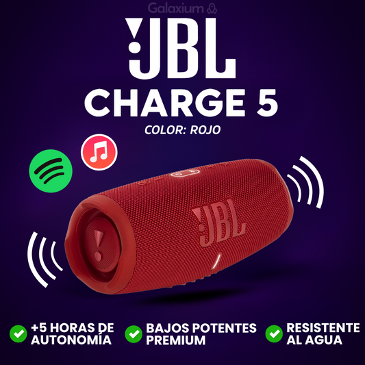 JBL CHARGE 5 (1.1) | SONIDO PREMIUM + ENVÍO GRATIS