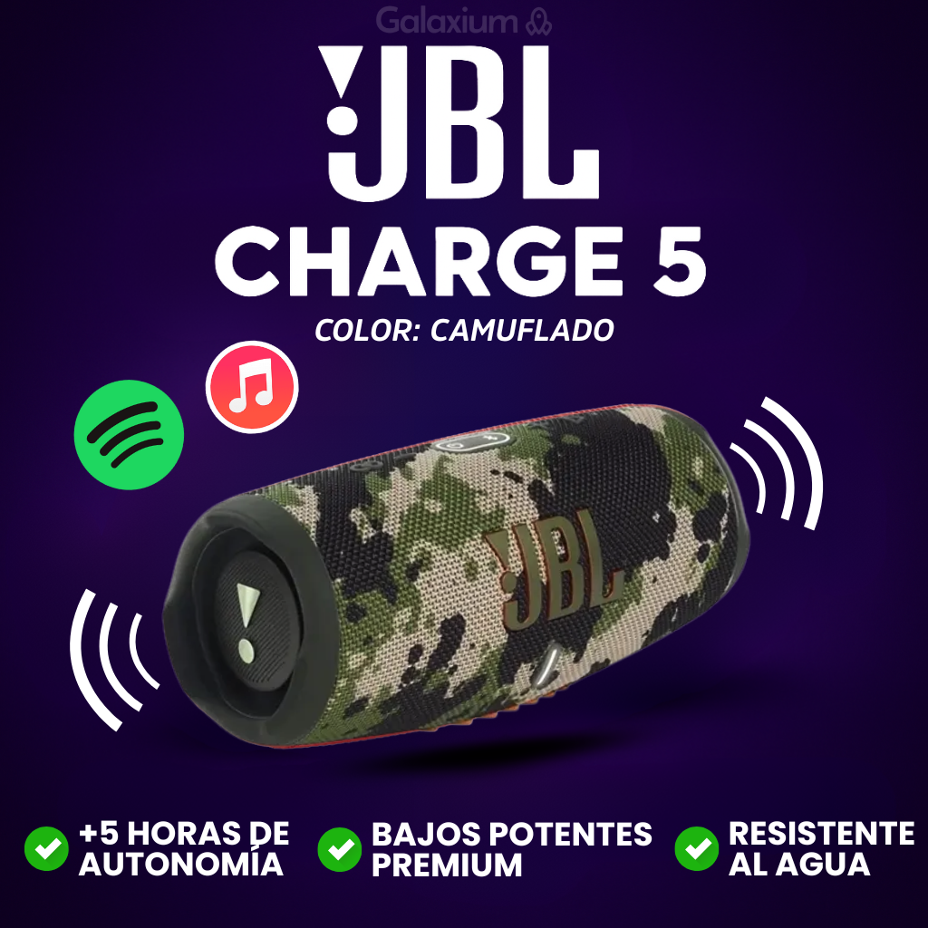 OFERTA PARLANTE JBL CHARGE 5 (1.1) | SONIDO PREMIUM + ENVÍO GRATIS