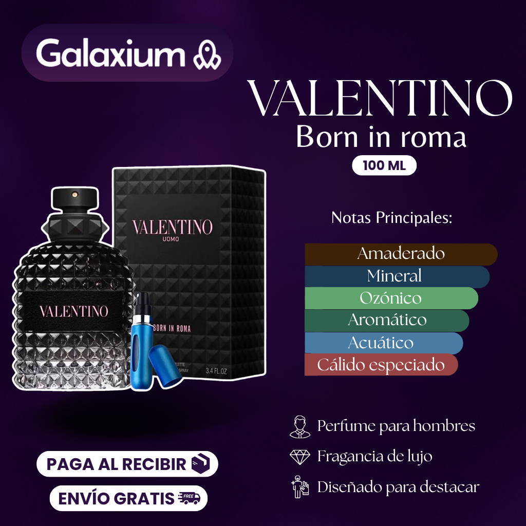 VALENTINO BORN IN ROMA™ (1.1) 100ML CON PERFUMERO + ENVÍO GRATIS