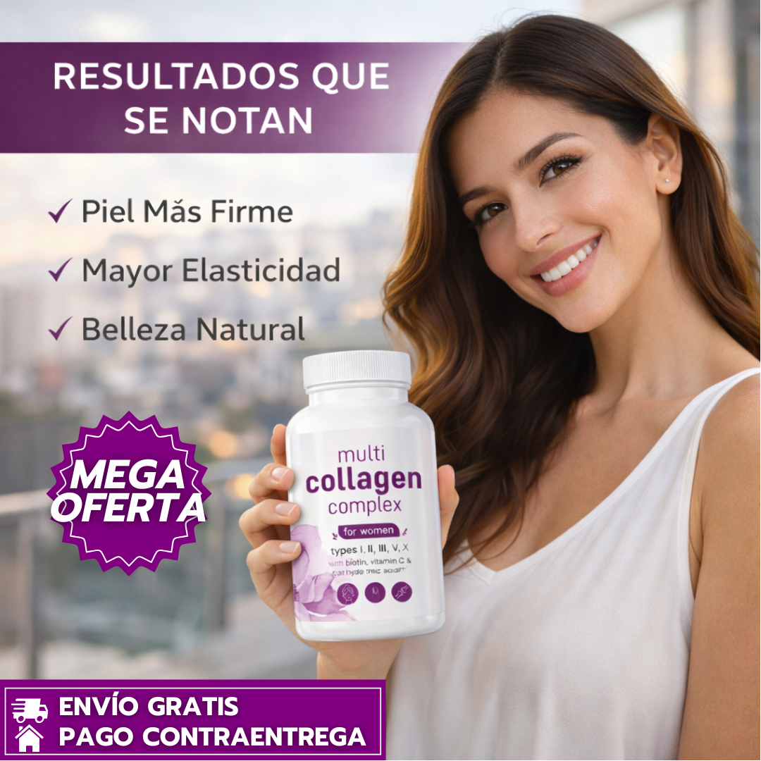 Collagen Complex™: Suplemento avanzado para la firmeza y luminosidad de la piel (60 Cápsulas)