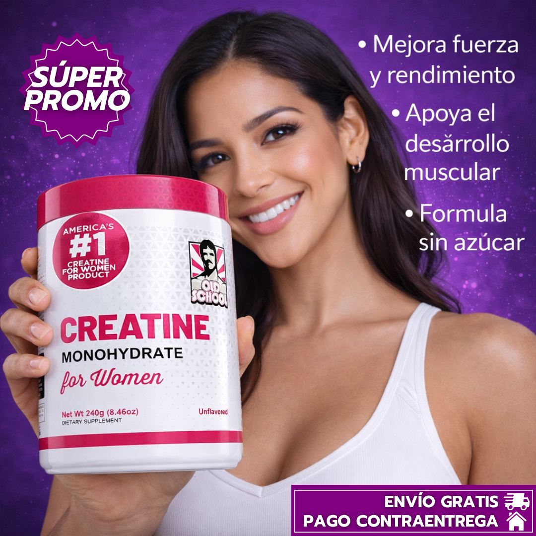 OFERTA ESPECIAL PAGA 1 LLEVA 2 Creatina Monohidratada™: Suplemento avanzado para el crecimiento de glúteos y fortalecimiento físico (+80 Servicios c/u)