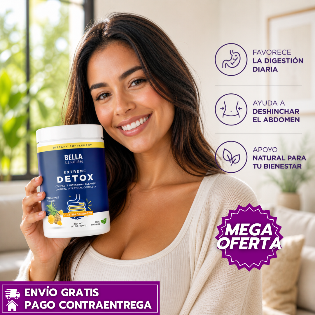 Oferta Especial Bella Detox™: Apoya tu salud intestinal de forma eficaz y rápida