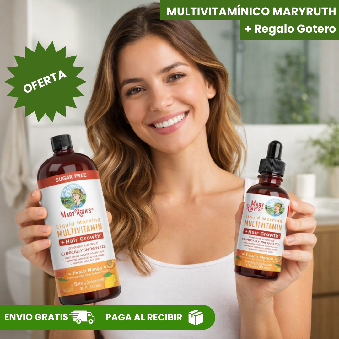 Multivitamínico MaryRuth: Fortalece y nutre tu cabello en segundos