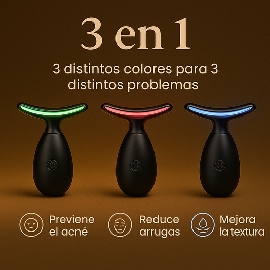 Masajeador Facial Alta Calidad™ Firmeza para tu piel 3 en 1 + Envío gratis