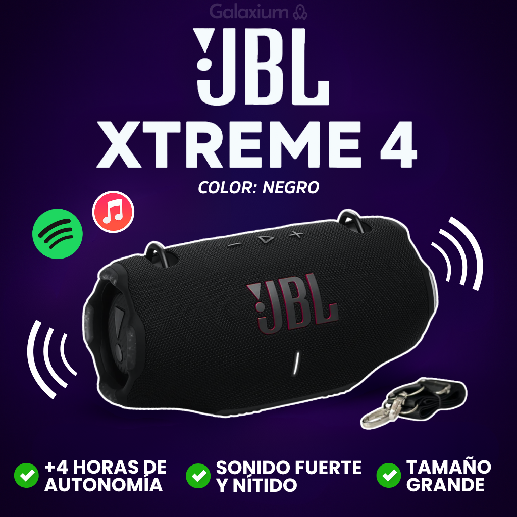 JBL XTREME 4 (1.1) | TAMAÑO EXTRAGRANDE | SONIDO PREMIUM + CORREA INCLUIDA Y ENVÍO GRATIS