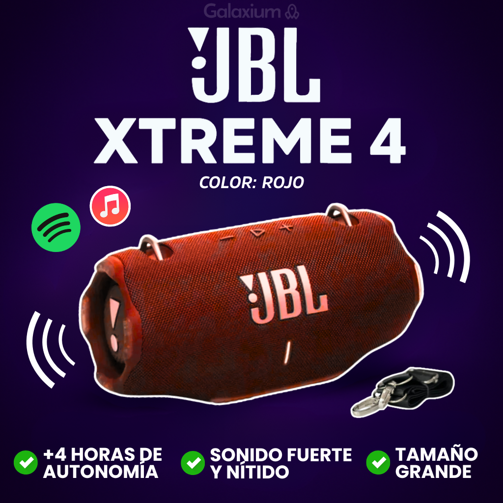 JBL XTREME 4 (1.1) | TAMAÑO EXTRAGRANDE | SONIDO PREMIUM + CORREA INCLUIDA Y ENVÍO GRATIS