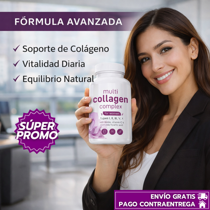 Collagen Complex™: Suplemento avanzado para la firmeza y luminosidad de la piel (60 Cápsulas)