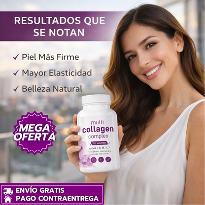 Collagen Complex™: Suplemento avanzado para la firmeza y luminosidad de la piel (60 Cápsulas)