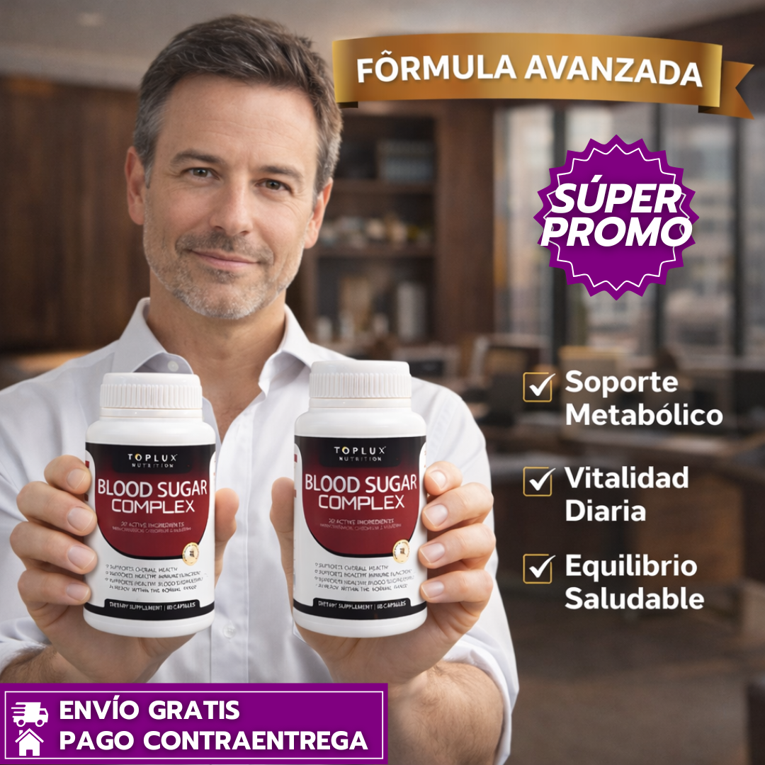 Paga 1 Lleva 2 Regulador Azúcar Complex™: Apoyo natural para la regulación de glucosa (60 Cápsulas)