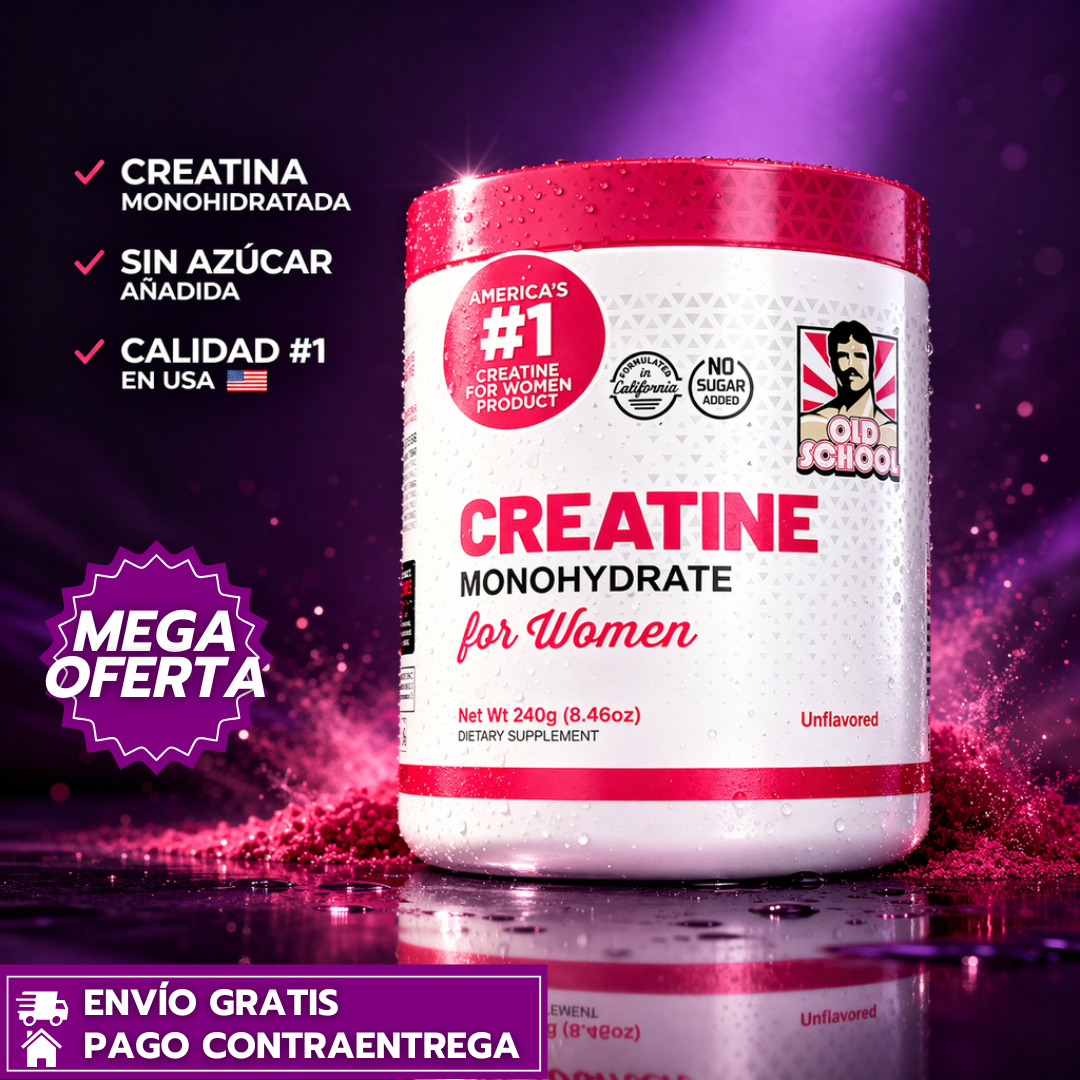 OFERTA ESPECIAL PAGA 1 LLEVA 2 Creatina Monohidratada™: Suplemento avanzado para el crecimiento de glúteos y fortalecimiento físico (+80 Servicios c/u)