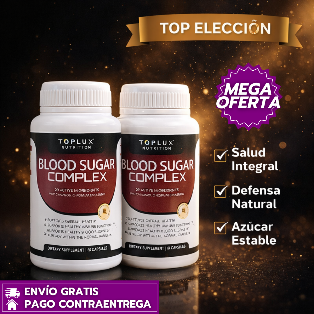Paga 1 Lleva 2 Regulador Azúcar Complex™: Apoyo natural para la regulación de glucosa (60 Cápsulas)