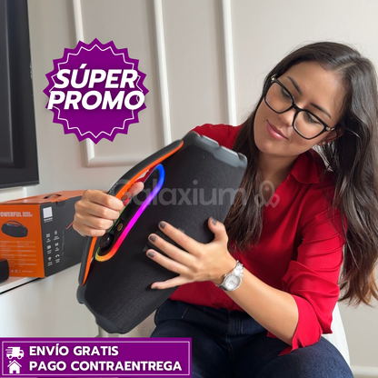 OFERTA ESPECIAL HOY ULTIMAS UNIDADES Parlante BOOMS 3 60W: Lleva la fiesta con sonido PREMIUM a todo lugar