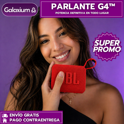 OFERTA ESPECIAL Parlante Portable G4™: Lleva la fiesta a todo lugar en tu bolsillo